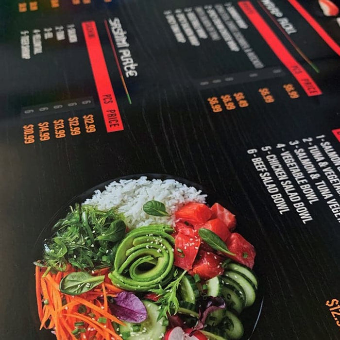 Menus 70lb Stock (Economy)