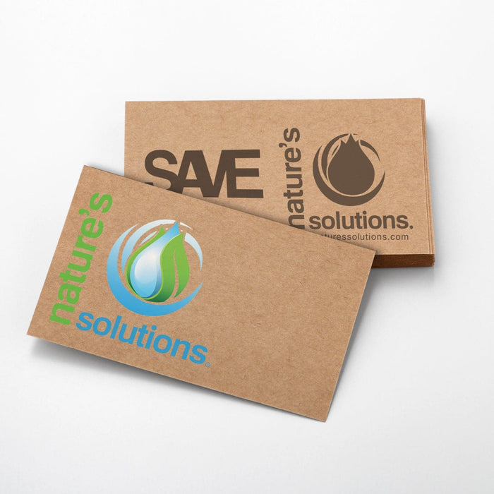 Natural Kraft Business Cards (Eco-Friendly)